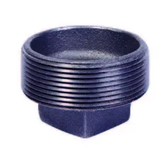TAPON MACHO ROSCA (FIERRO NEGRO) MECH - B291