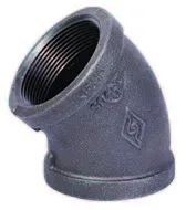 CODO X45º ROSCA (FIERRO NEGRO) MECH - B120