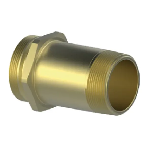 NIPLE PORTAMANGUERA ROSCA NTP MACHO - ROSCA NST MACHO (BRONCE) GIACOMINI - A65