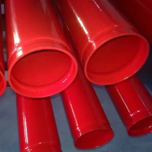 TUBO CON COSTURA ERW A53 (SCH - 40) ROJO RAL3000 (ACERO CARBONO) MECH