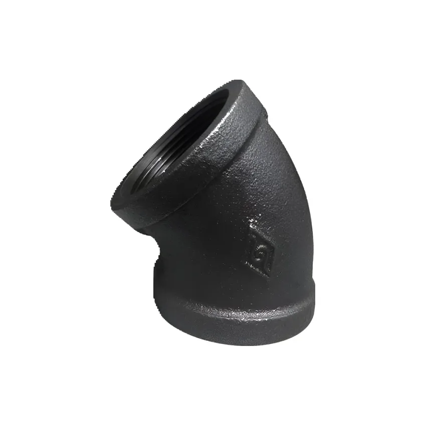 Codo 45° Fierro Negro Roscado
