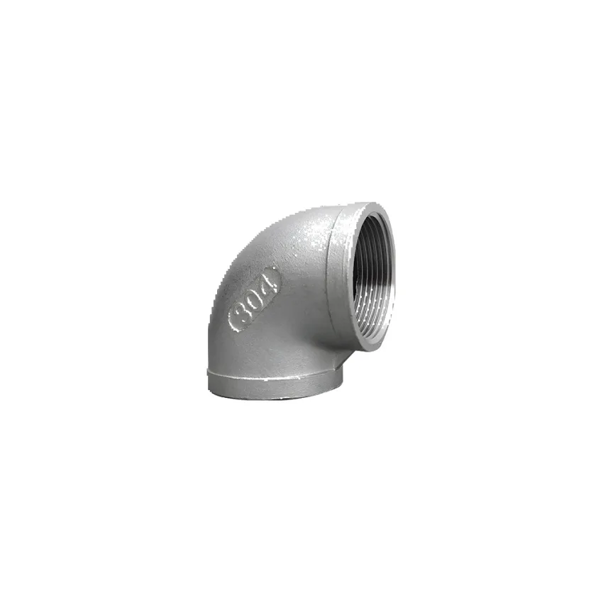 Codo 90° Acero Inoxidable Roscado