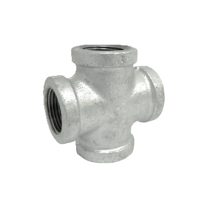 Cruceta Fierro Galvanizado Roscado