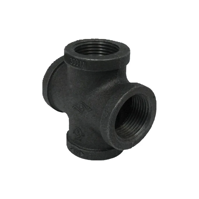 Cruz Fierro Negro Roscado