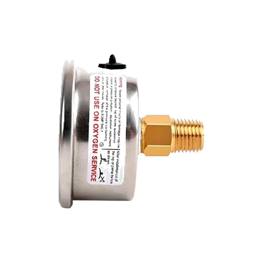 Manómetro Con Conexión Trasera 1/4″