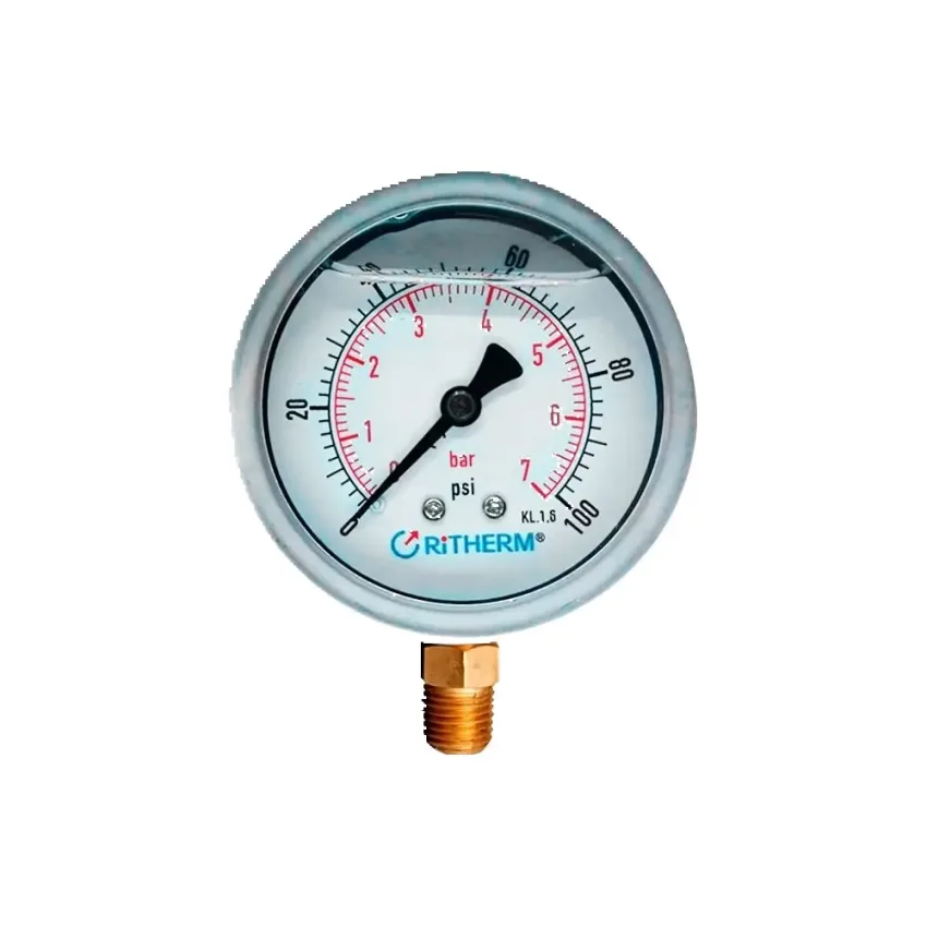 Manómetro Con Glicerina Ritherm