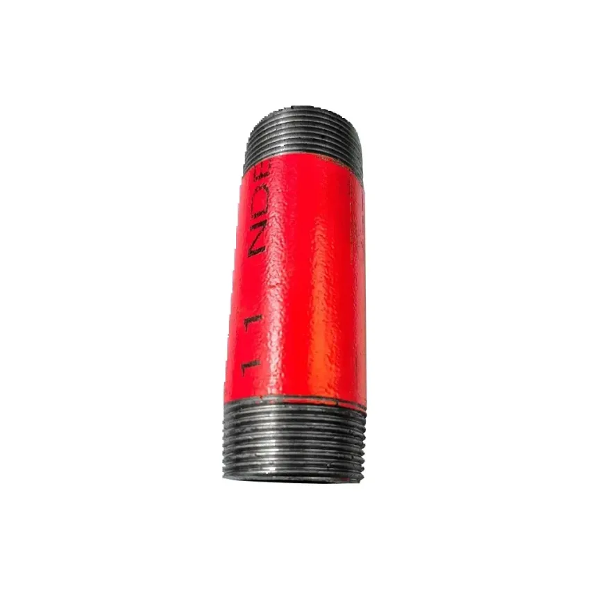 Niple Roscado Rojo Sch40