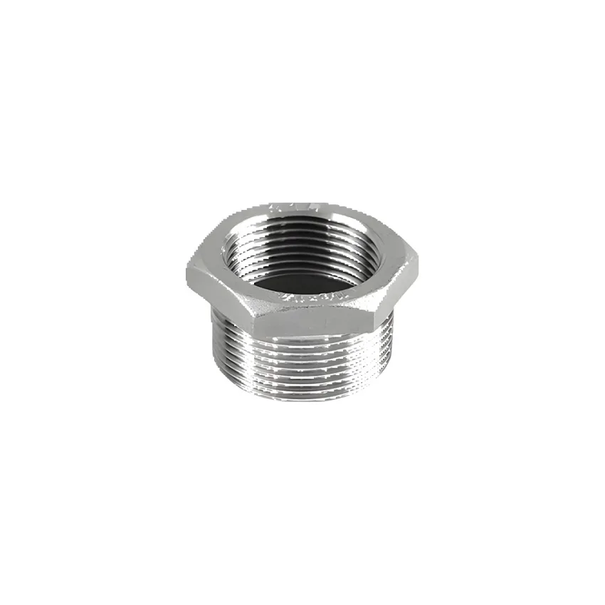 Reducción Bushing Acero Inoxidable Roscado