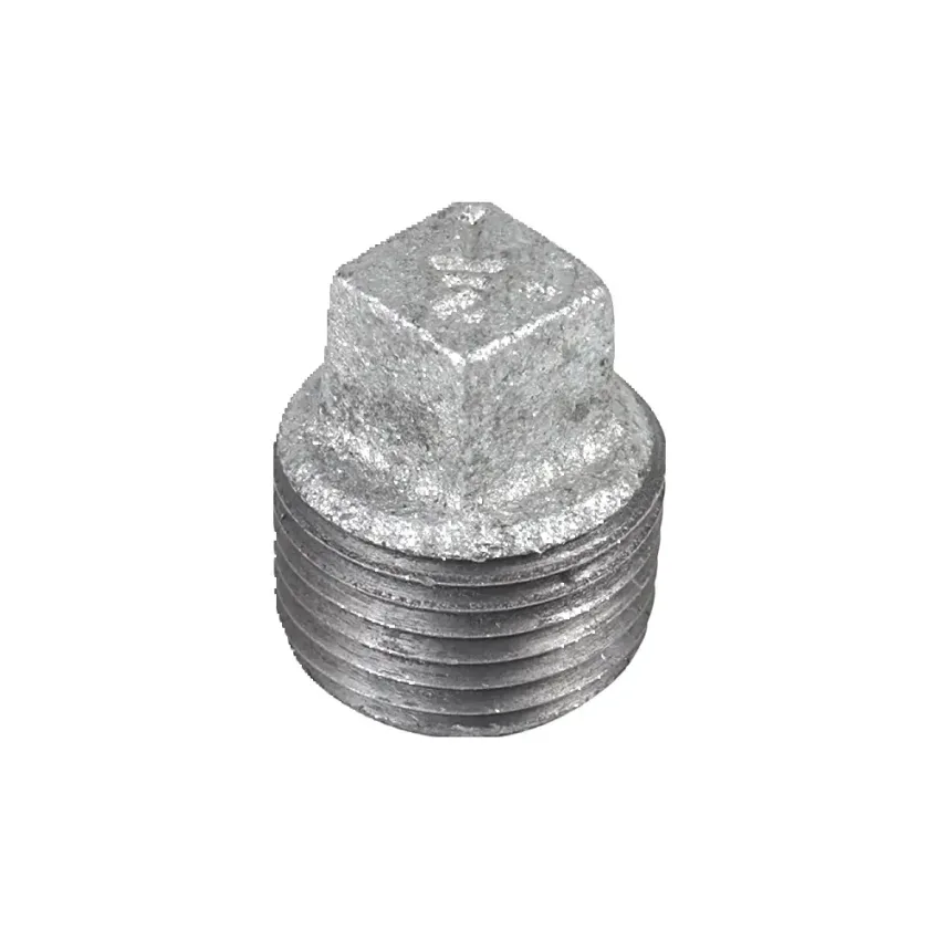 Tapón Macho Fierro Galvanizado Roscado
