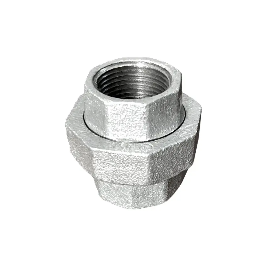 Unión Universal Fierro Galvanizado Roscado