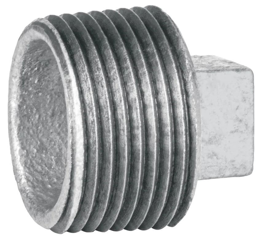 Tapón macho galvanizado