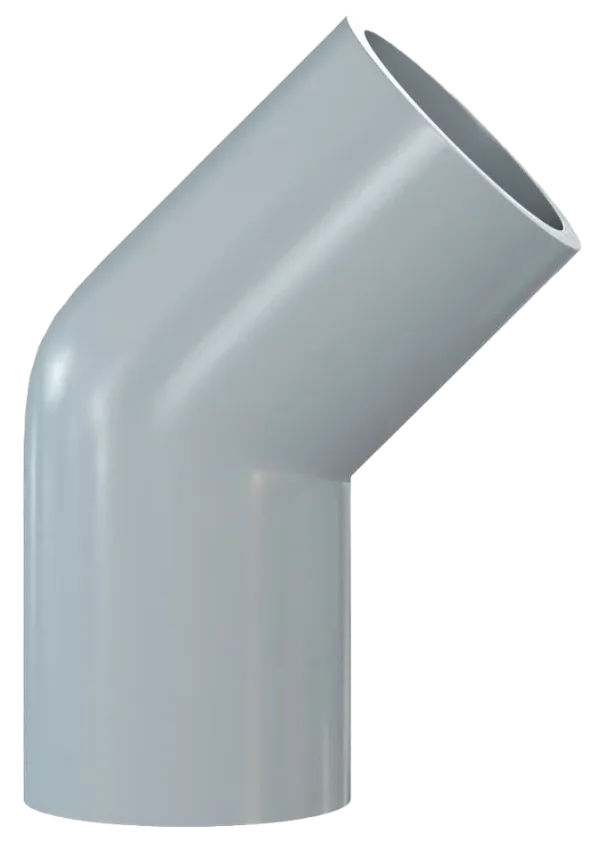 Codo PVC 45°de agua