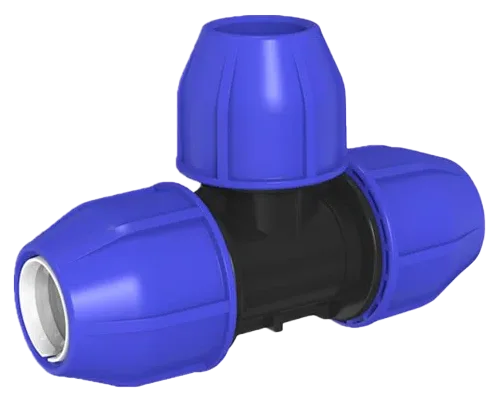 Tee con reducción hdpe para manguera