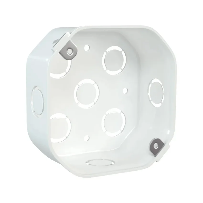 Caja de luz de paso octogonal