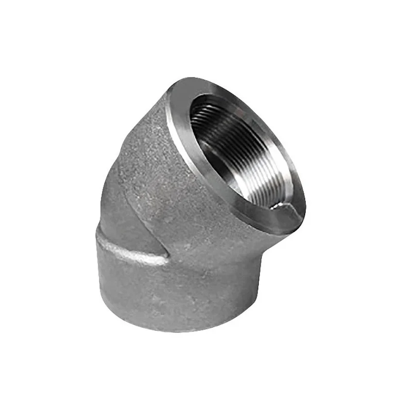 Codo (ELBOW) X 45 de Acero Forjado A105/ASME B16.11 X 3000 LBS Con Rosca NPT