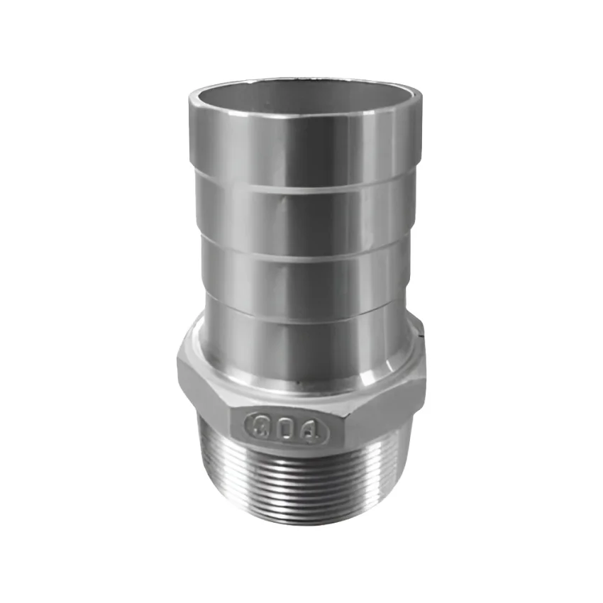 Niple espiga Ac. Inox. C-304 C/Rosca x 150 LBS.