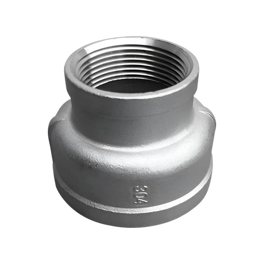 Reducción Campana Ac. Inox. C-304 C/Rosca x 150 LBS.