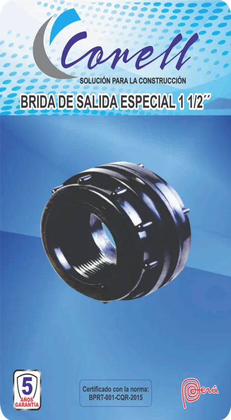 Brida de Salida para Tanques de Agua 2" y 1 1/2"