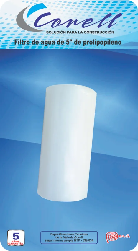 Filtro de Agua de Sedimentos 5" (50 Micrones)