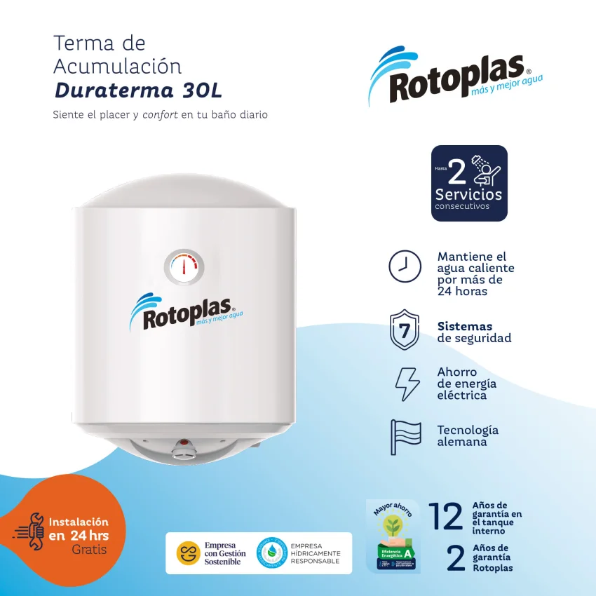 Terma de Acumulación Duraterma 30L